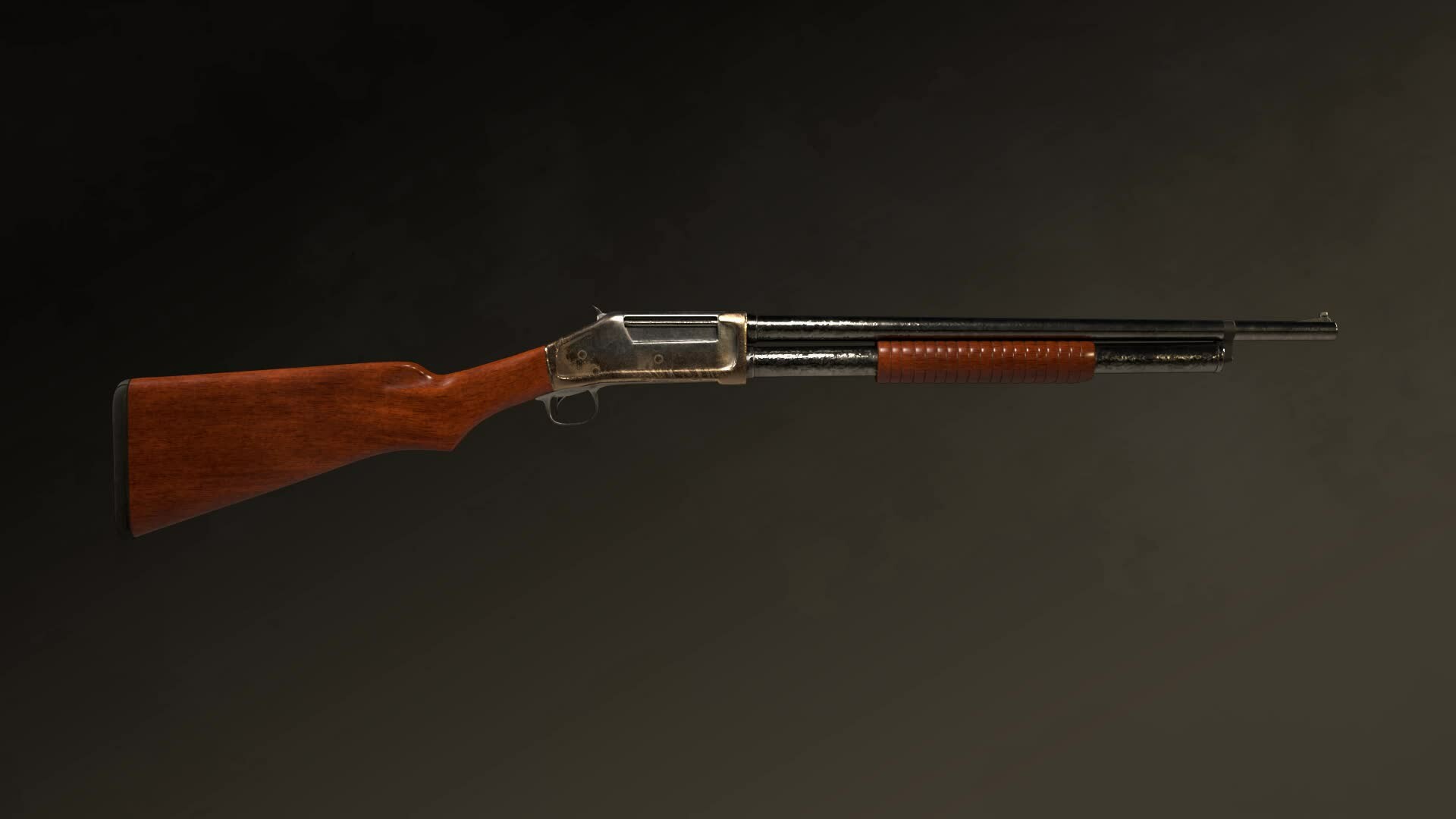 ArtStation - Winchester 1987 Pump-Action shotgun