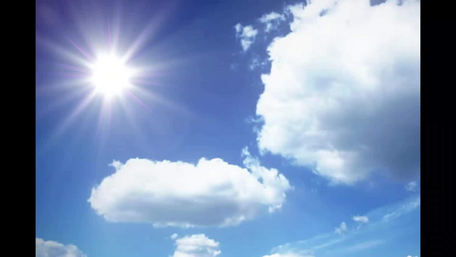 Небо с солнцем