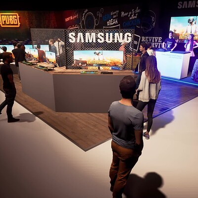 Samsung Booth @ Dreamhack Leipzig 2020 Germany