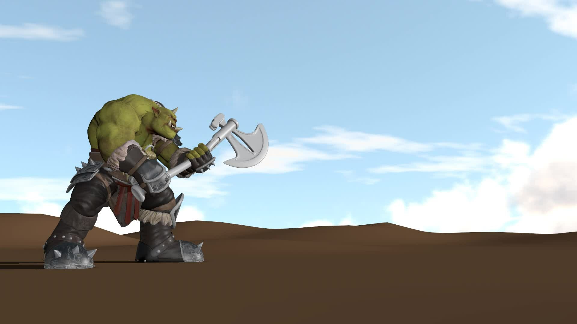 ArtStation Savage Axe Swing