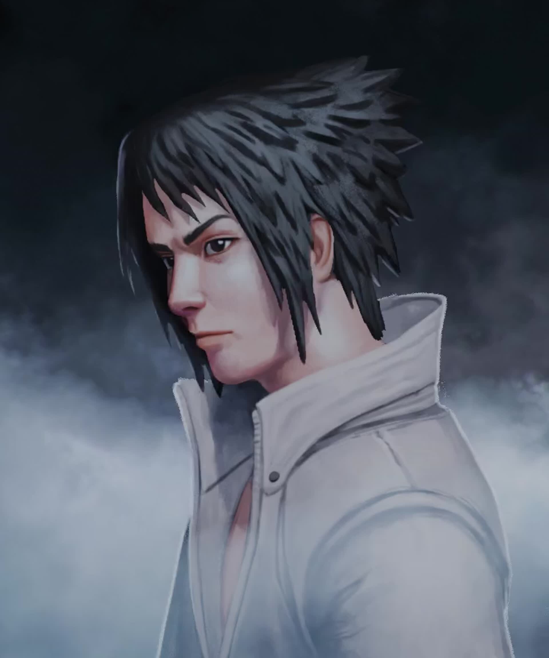 ArtStation - Sasuke Illustration Animated