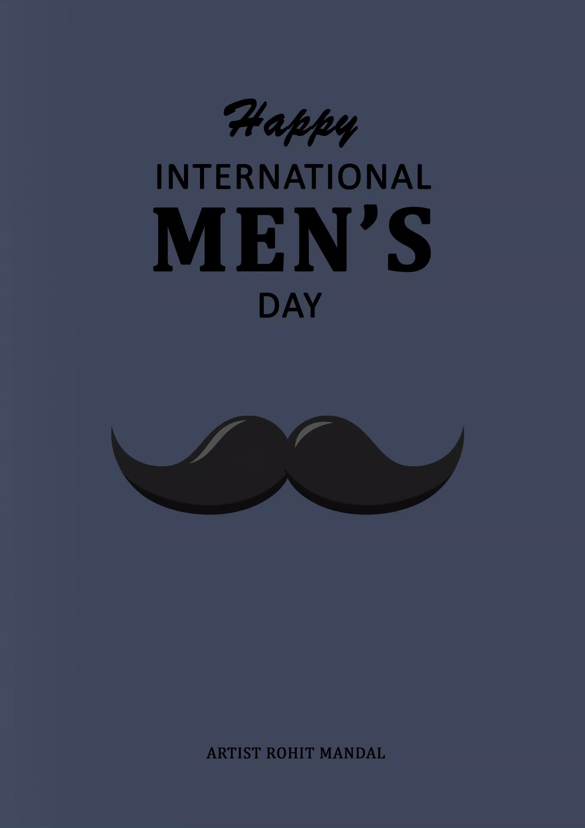 Artstation Happy International Men S Day Rohit Mandal