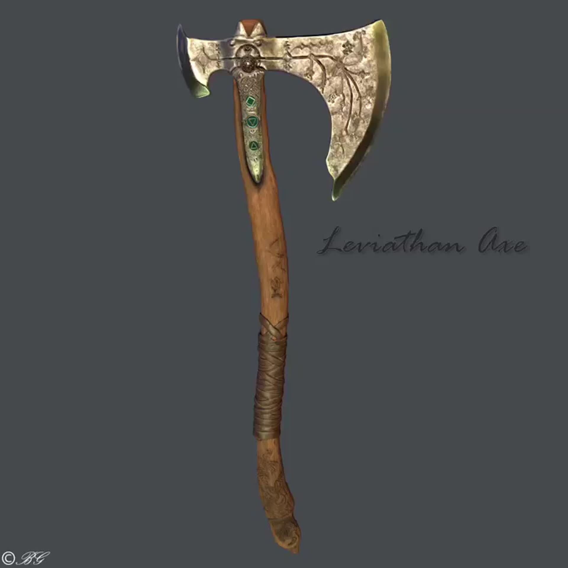 ArtStation - Leviathan Axe 3D