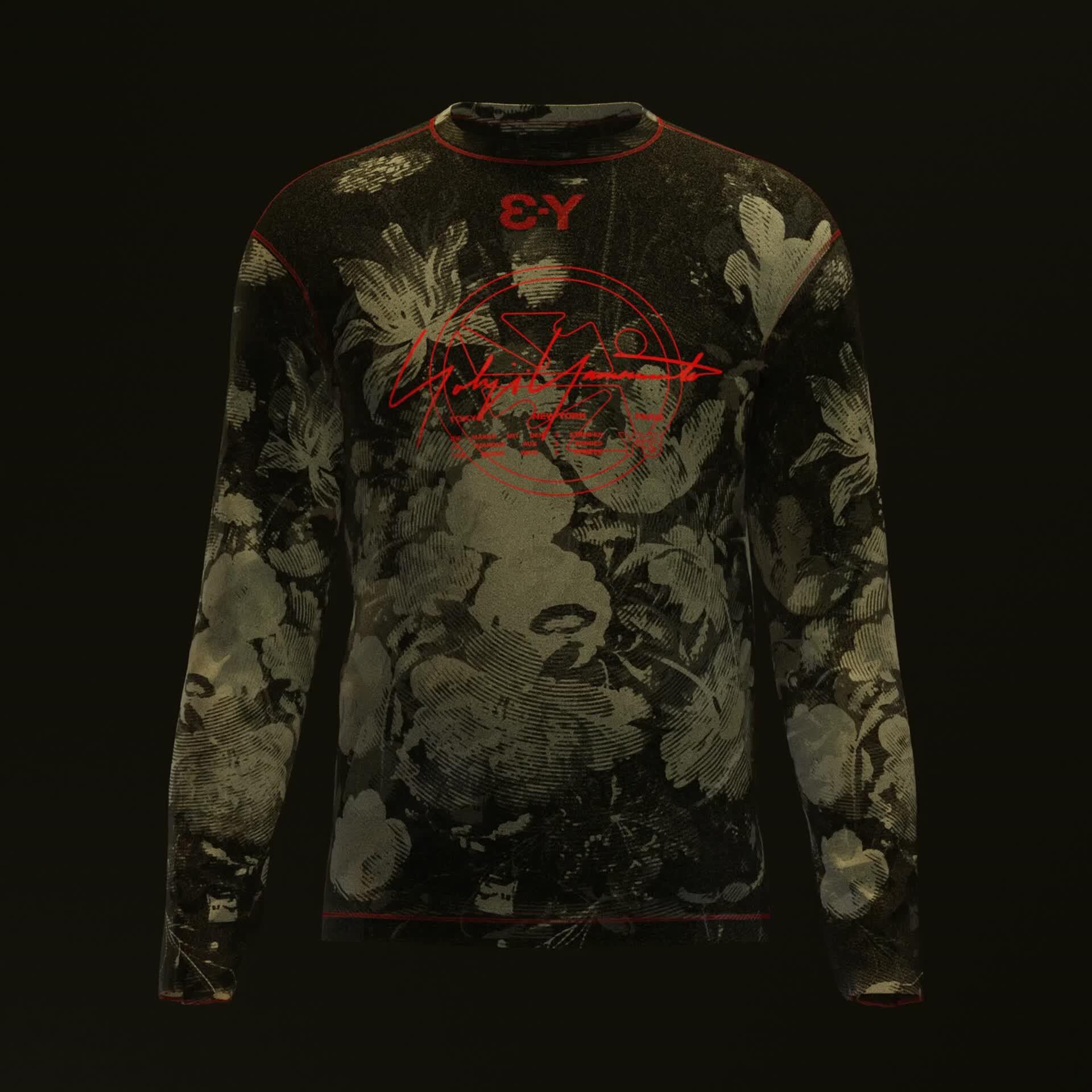 y3 long shirt
