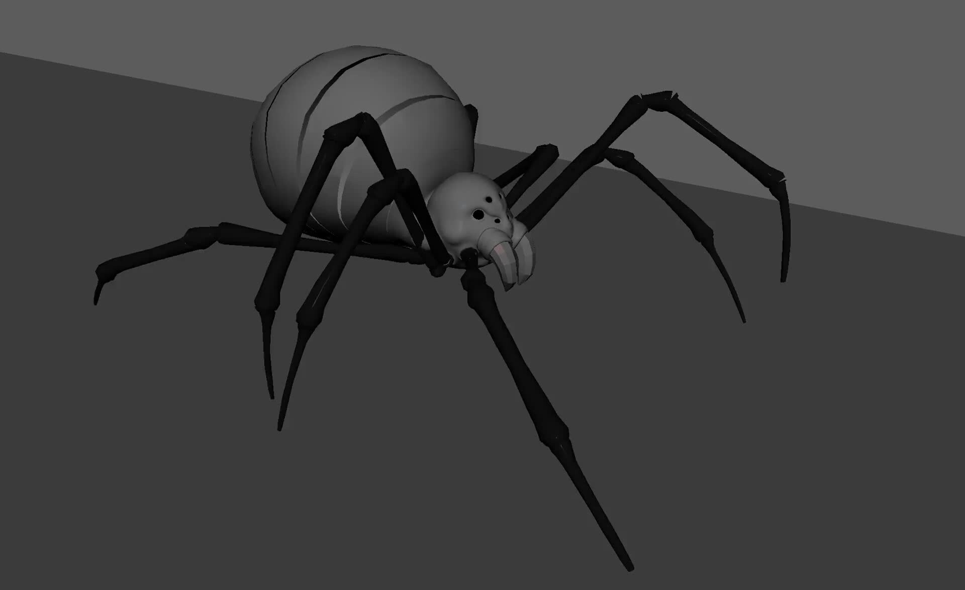 ArtStation Hand keyed Spider Movement