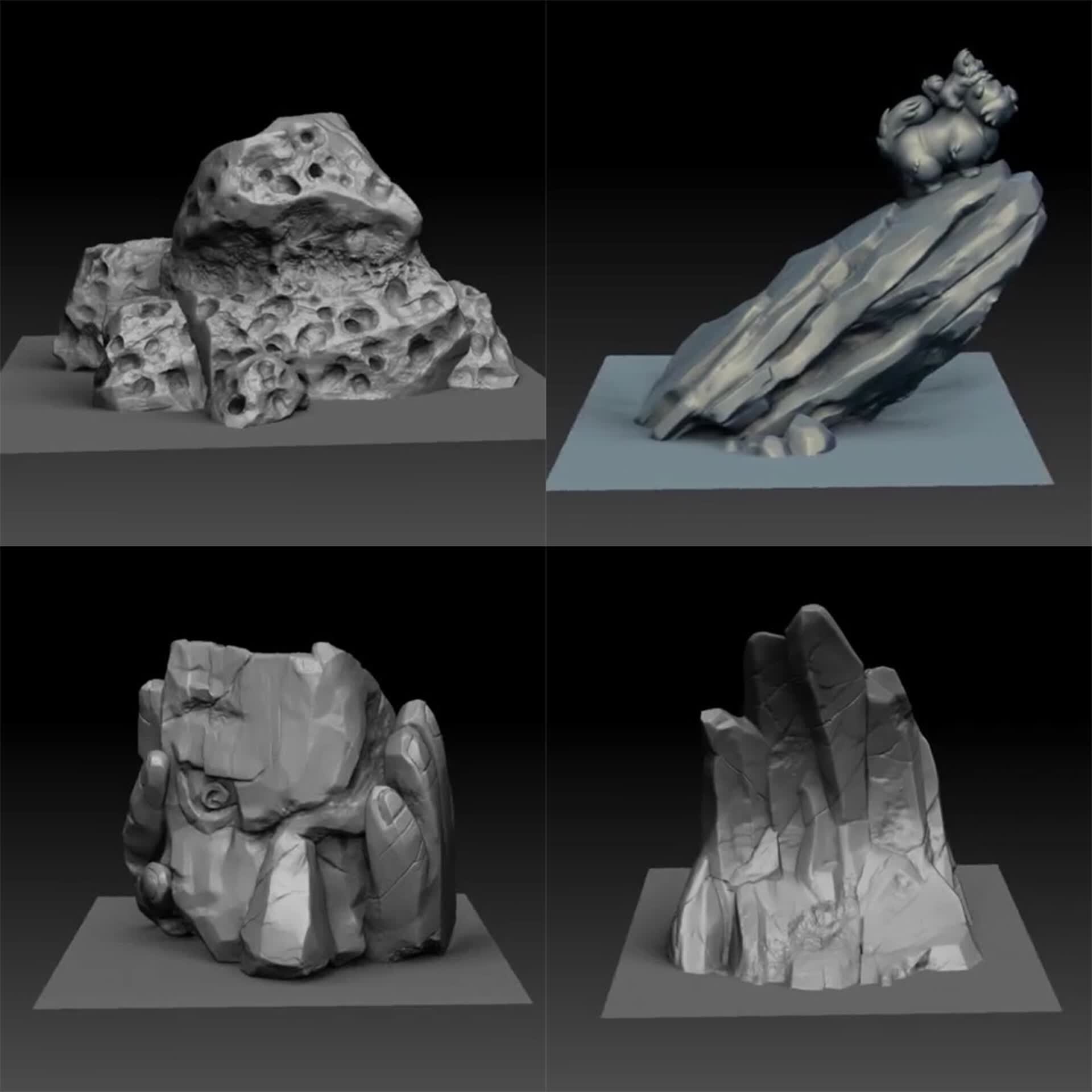 ArtStation - January rocks