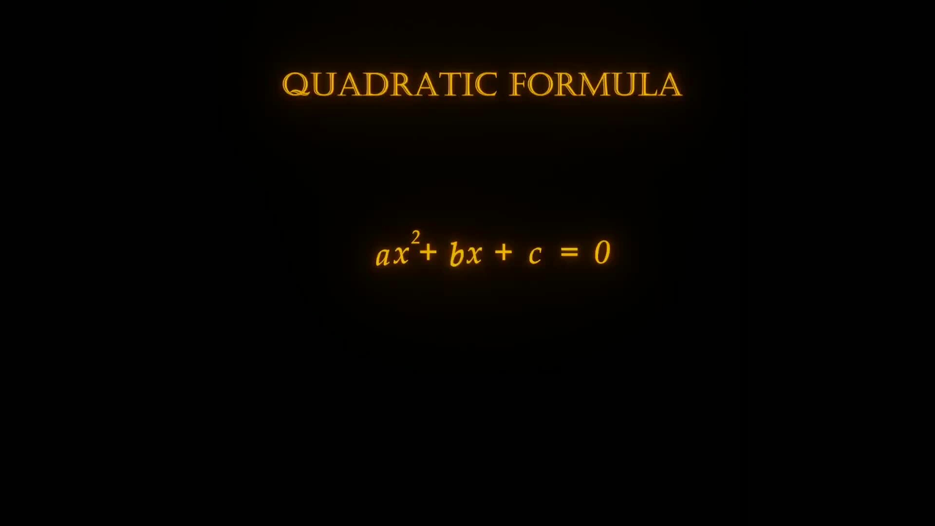 ArtStation - Quadratic formula visualization