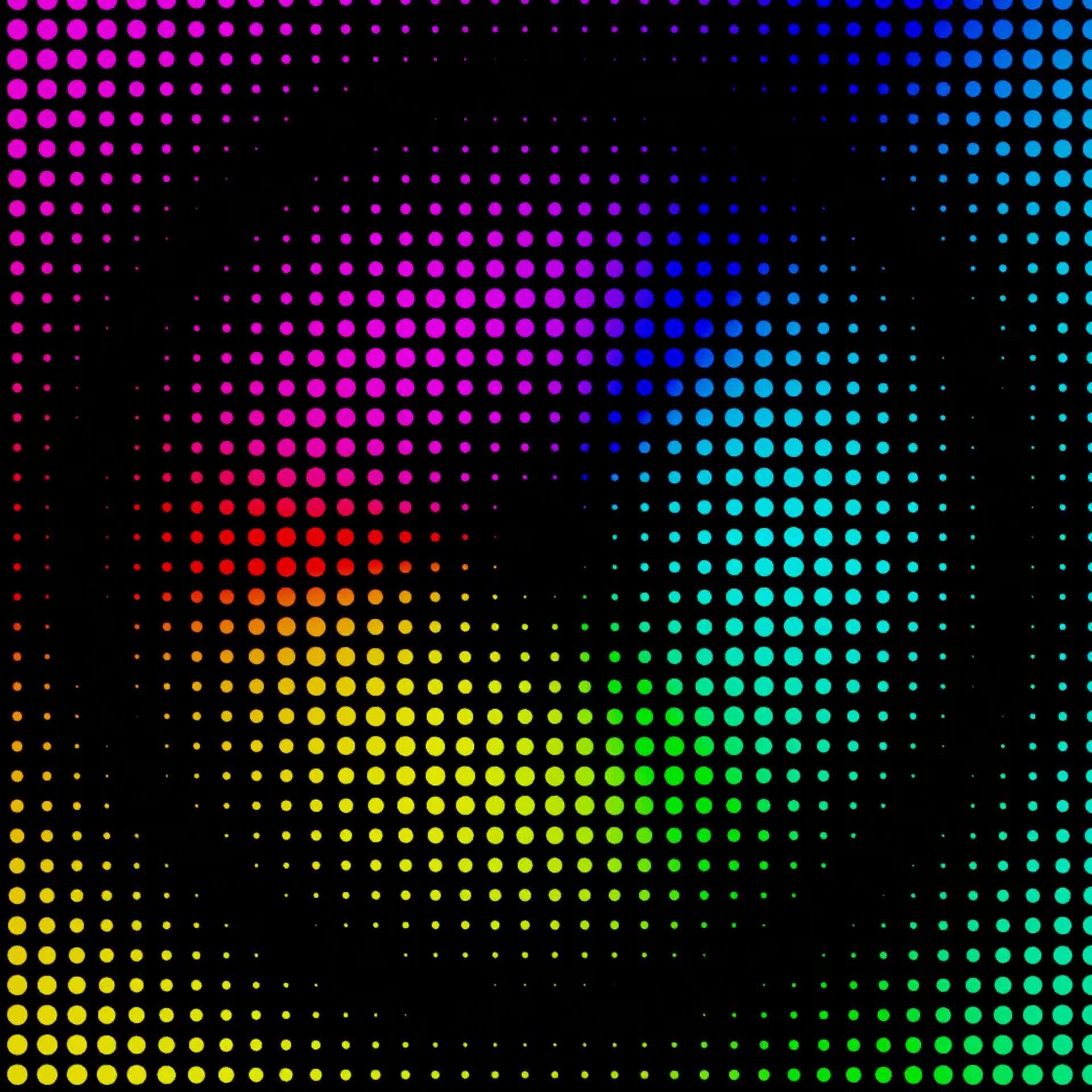 ArtStation - 62 Rainbow Dots Wave