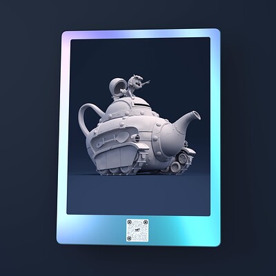 NFT - The Rolling Teapot Polaroid