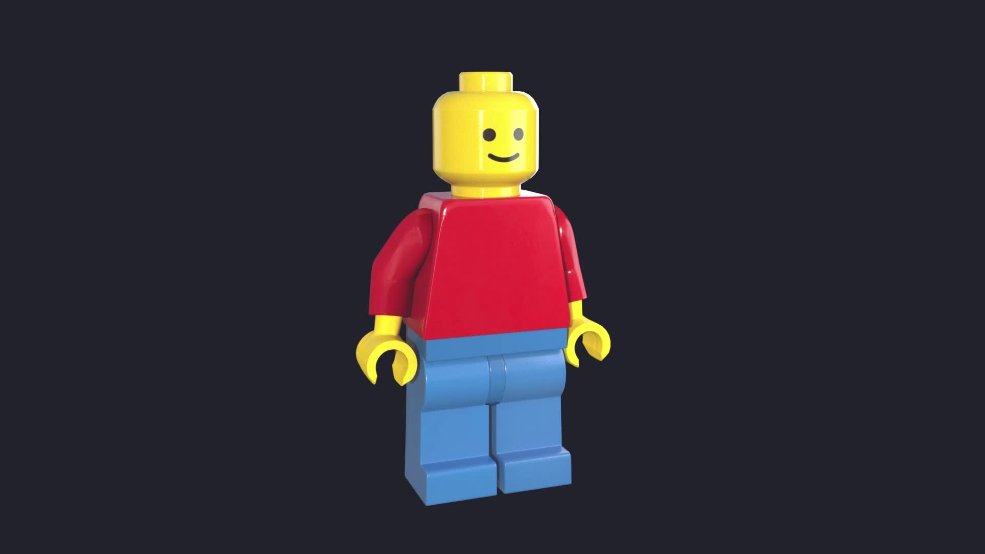 ArtStation - Classic LEGO Minifigure 3D Model