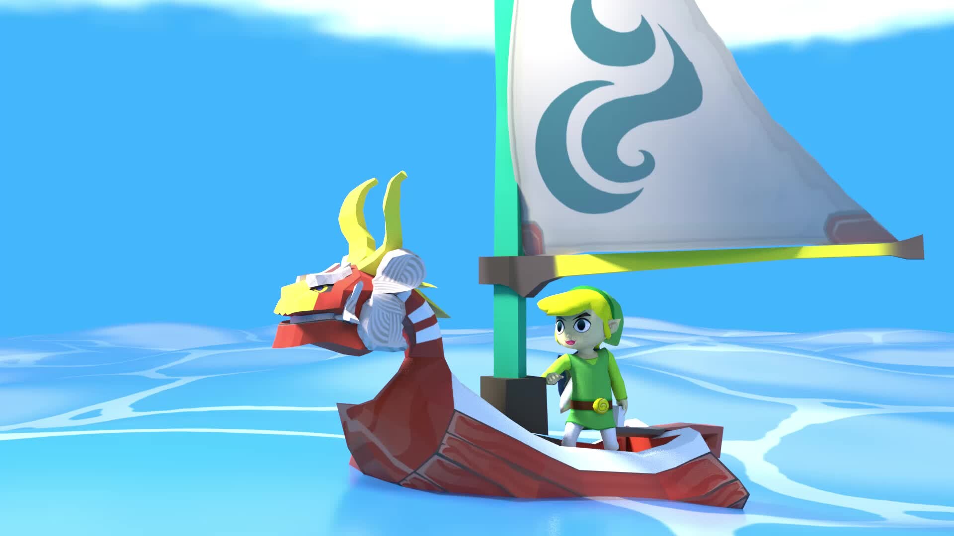 ArtStation - Set sail through the sea - Wind Waker