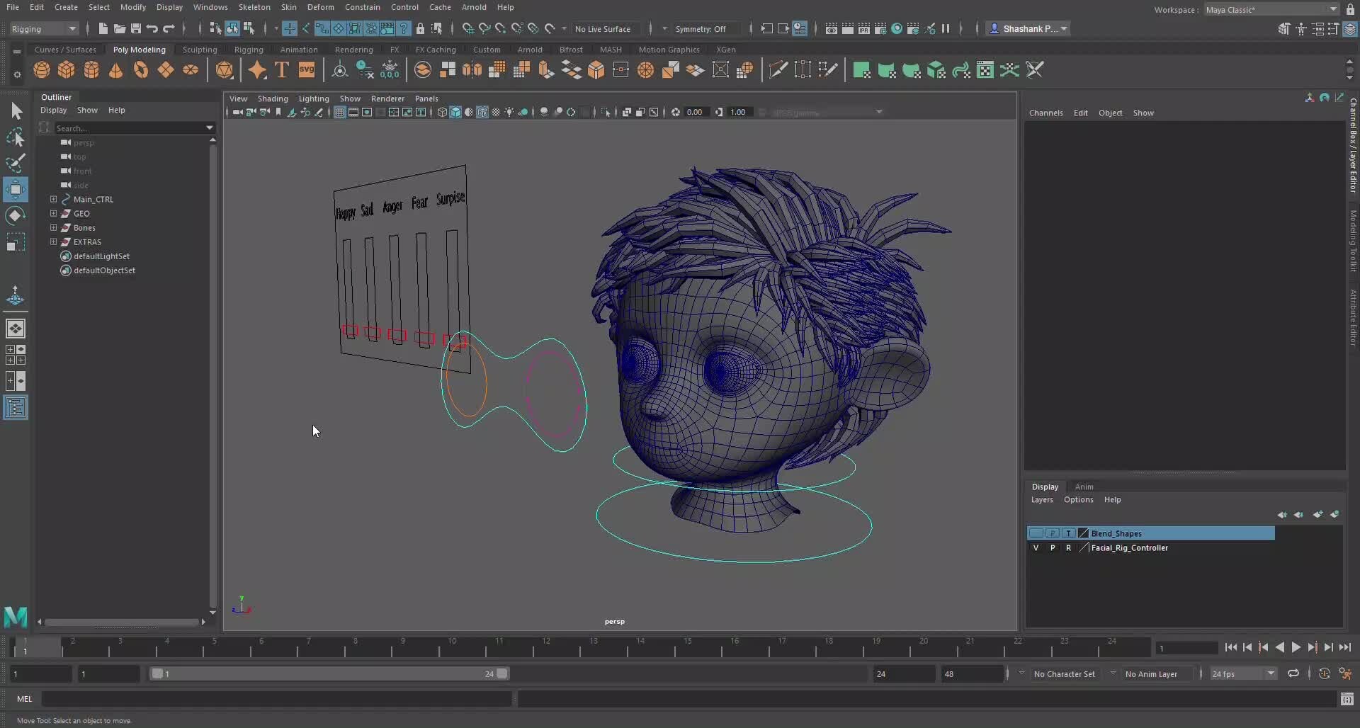 ArtStation - Character Head Rig
