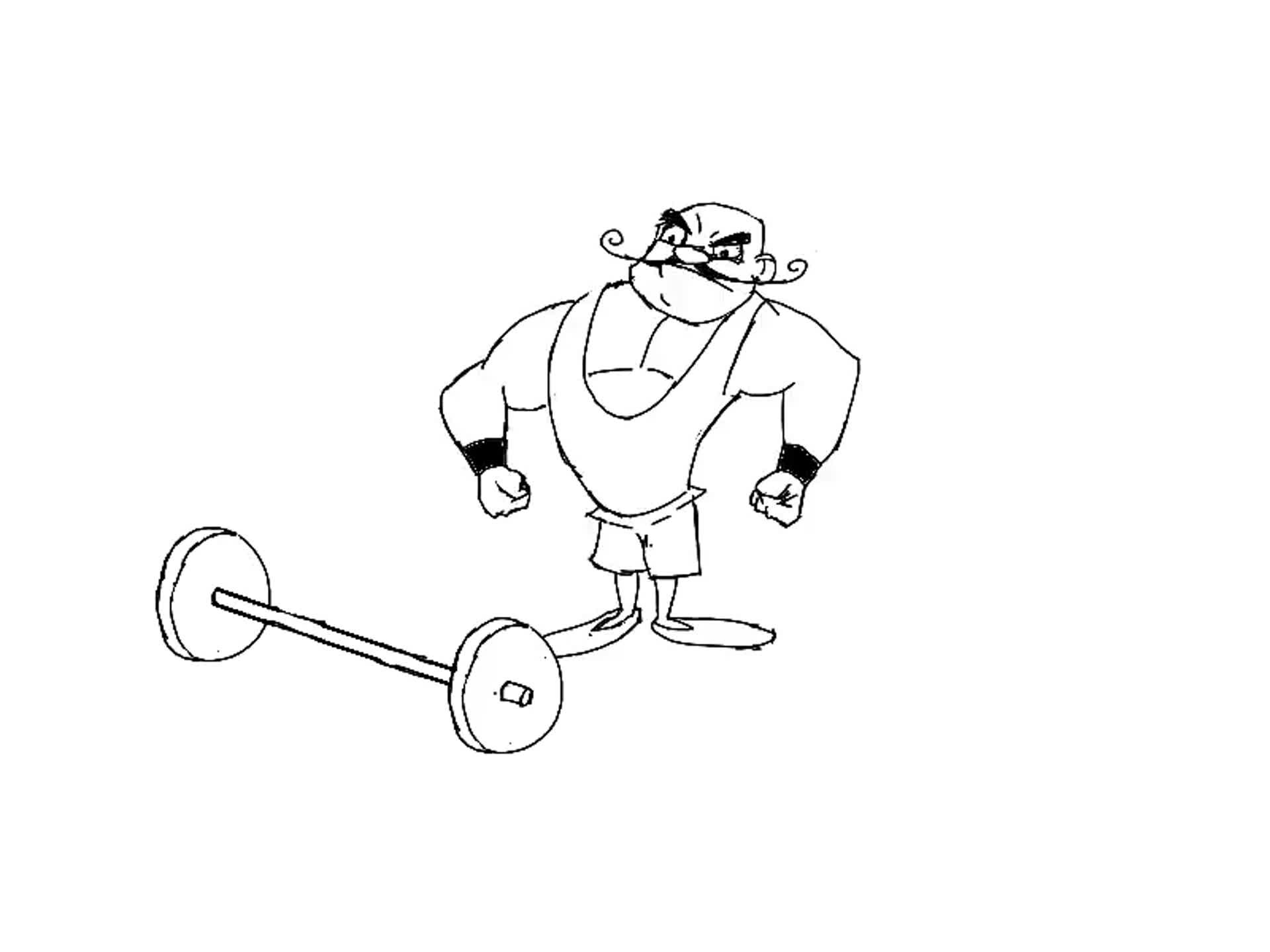 artstation-weight-lifter-animation