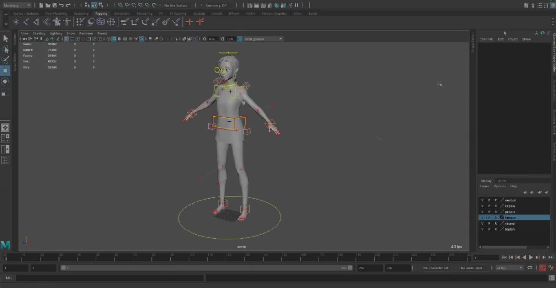 ArtStation - #2 Maya Rigging ( Human Character )