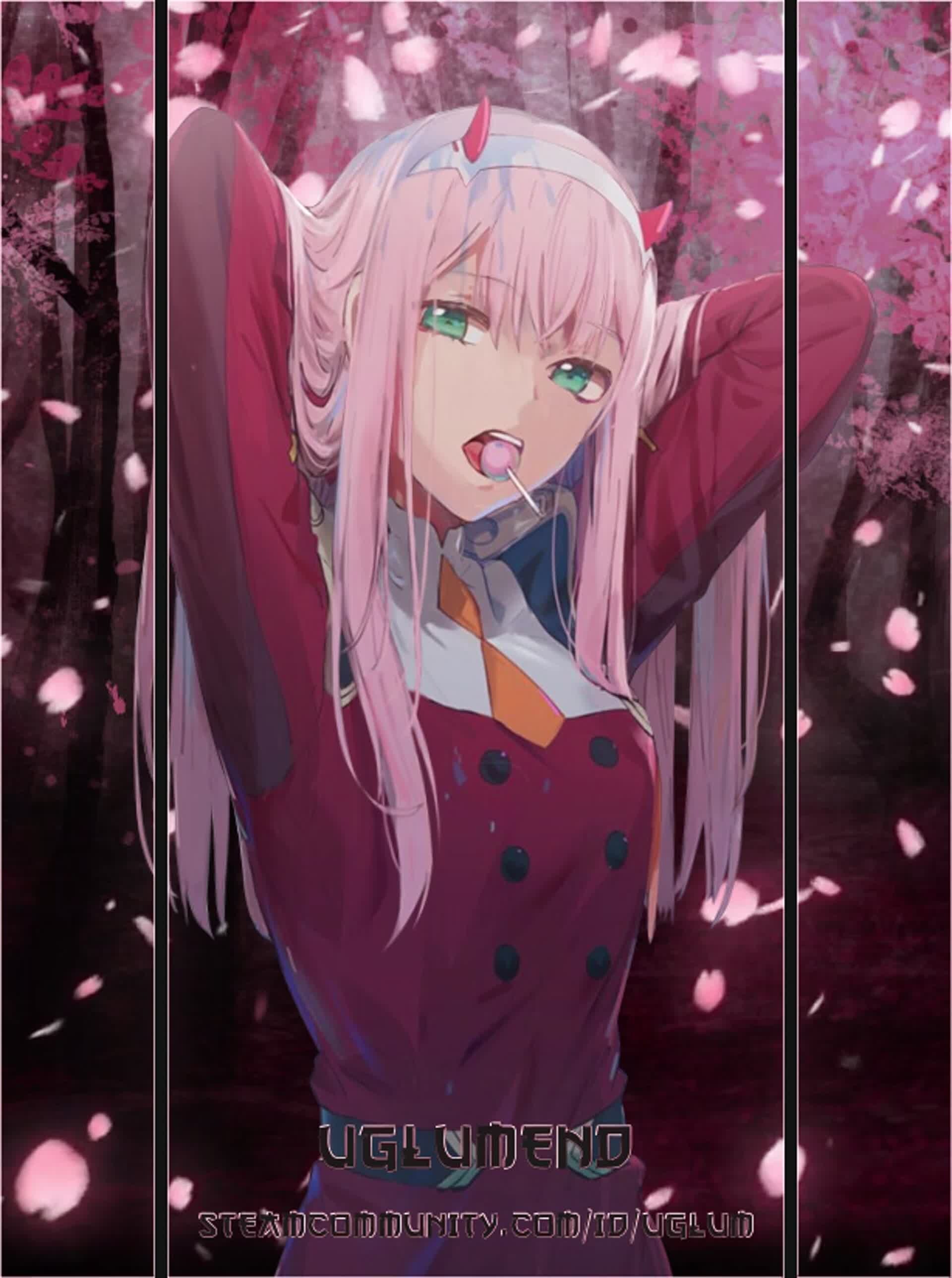 Zero Two - Steam Artwork Profile (animated) by mahaka11