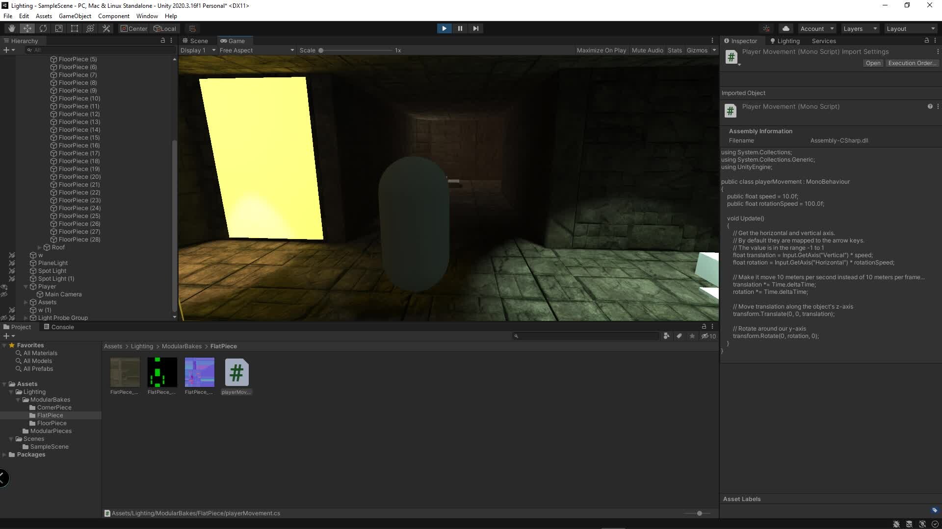 ArtStation Unity Lighting and Environment Work