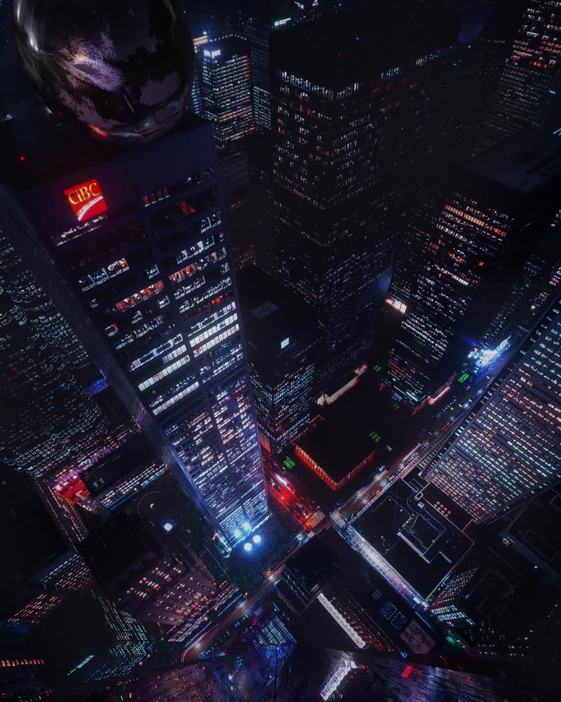 ArtStation - Projection mapped city, quick VFX and simulation