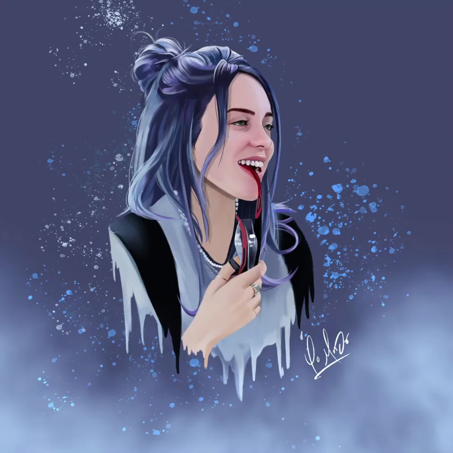 Artstation Billie Eilish Nda Fanart - vrogue.co