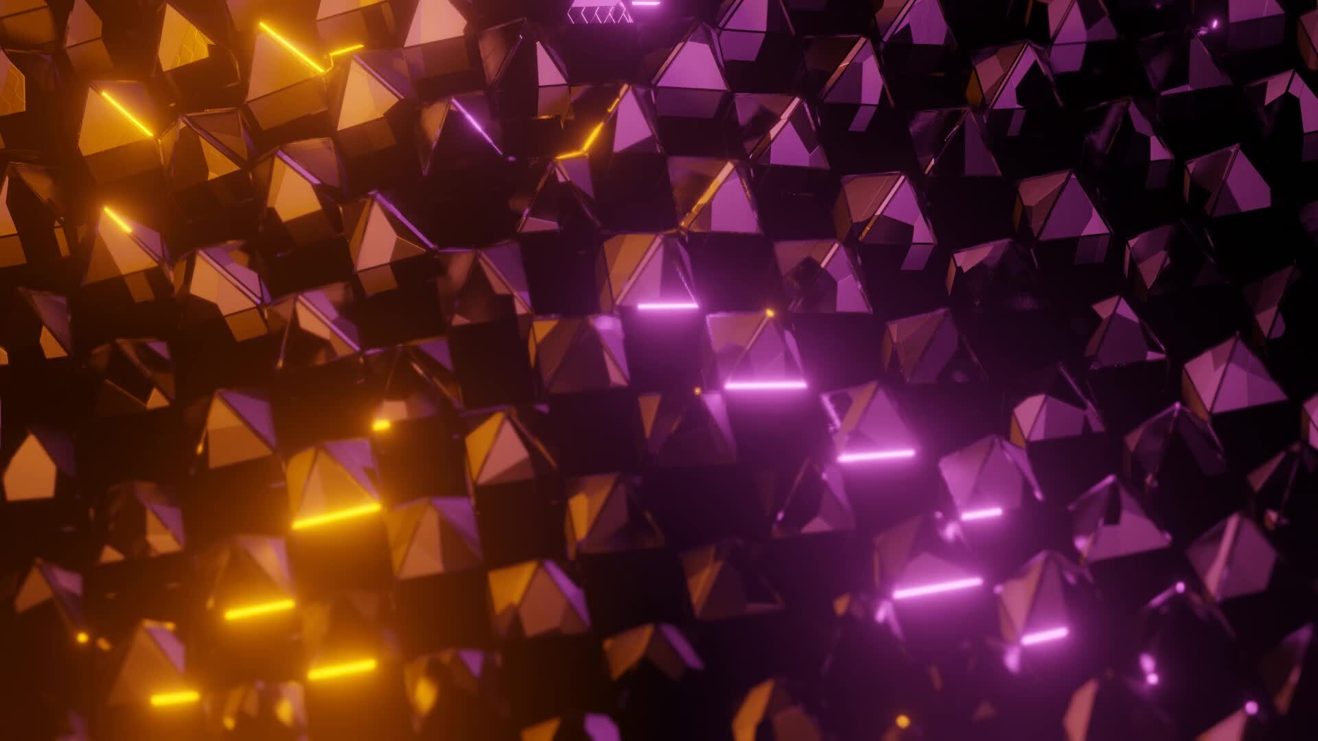 ArtStation - Sci-Fi Square Pyramid Wave Animation