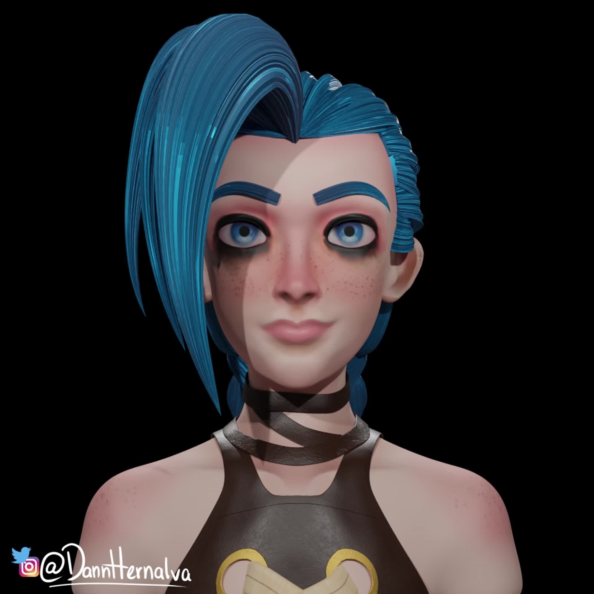 ArtStation - Jinx - Arcane - 3D Art