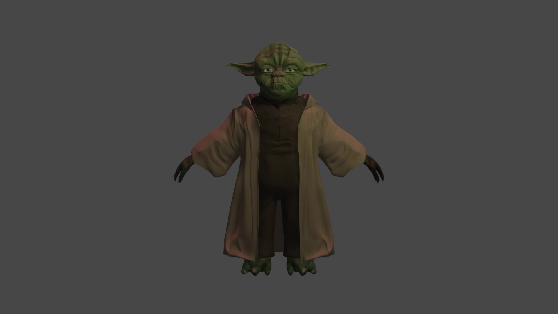 Artstation - Yoda Character Model Based On The Star Wars Prequel Movies