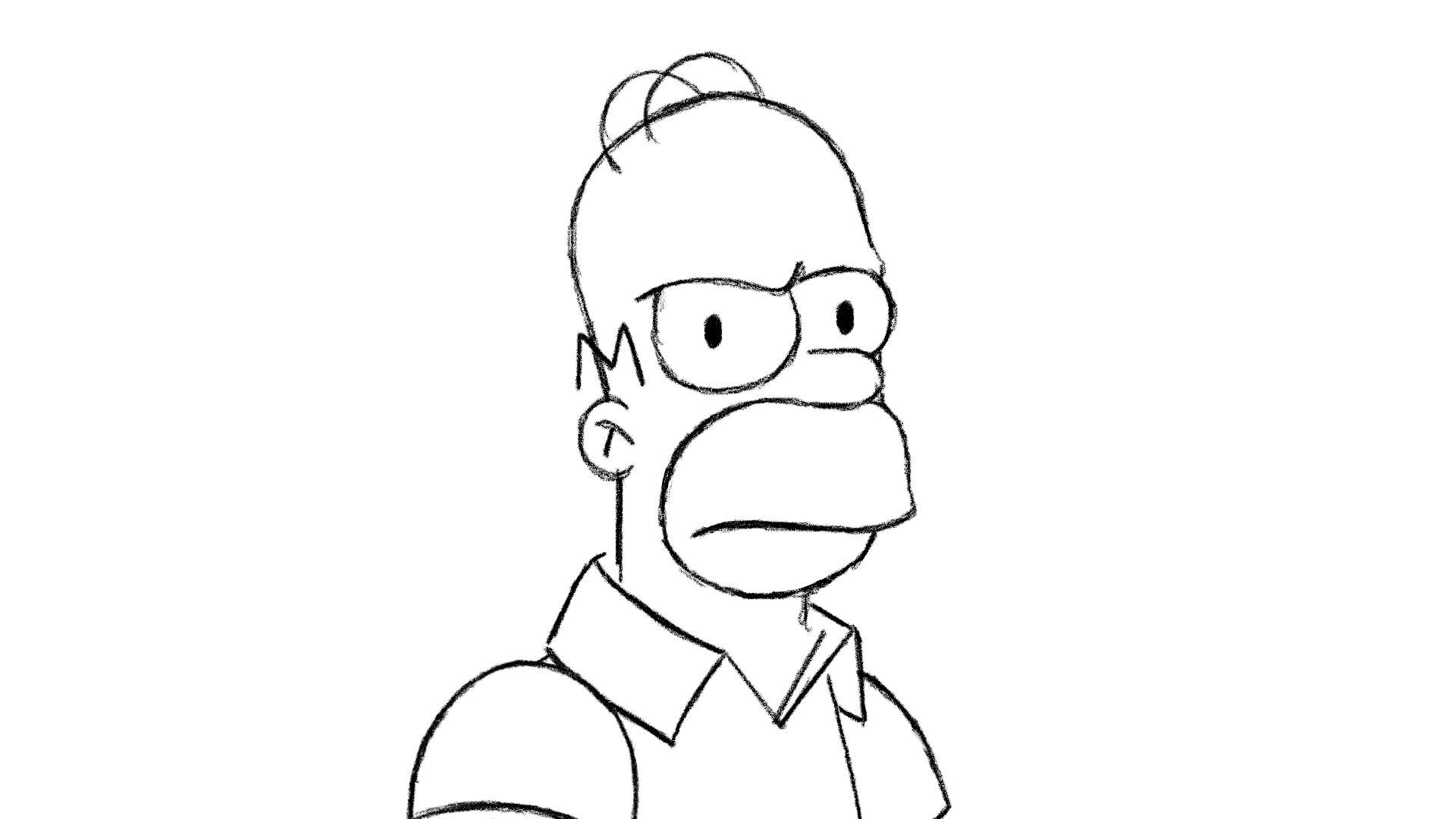 ArtStation - Animation exercise - Homer Grrr