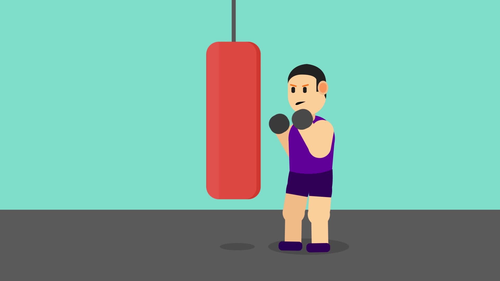 ArtStation - Traditional animation (boxing)