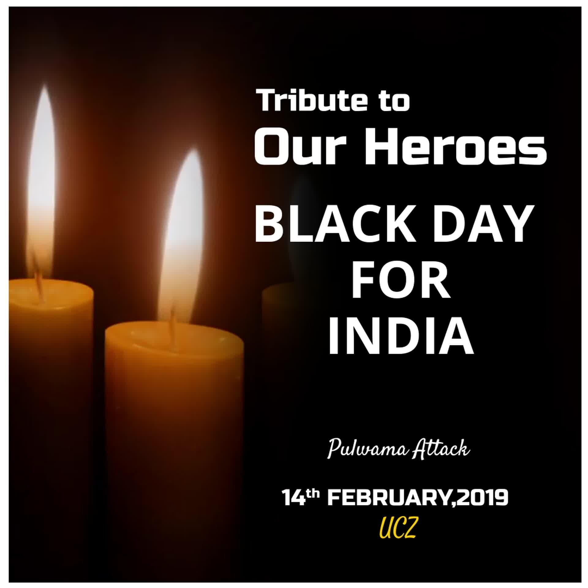 BLACK DAY FOR INDIA POSTER – India NCC