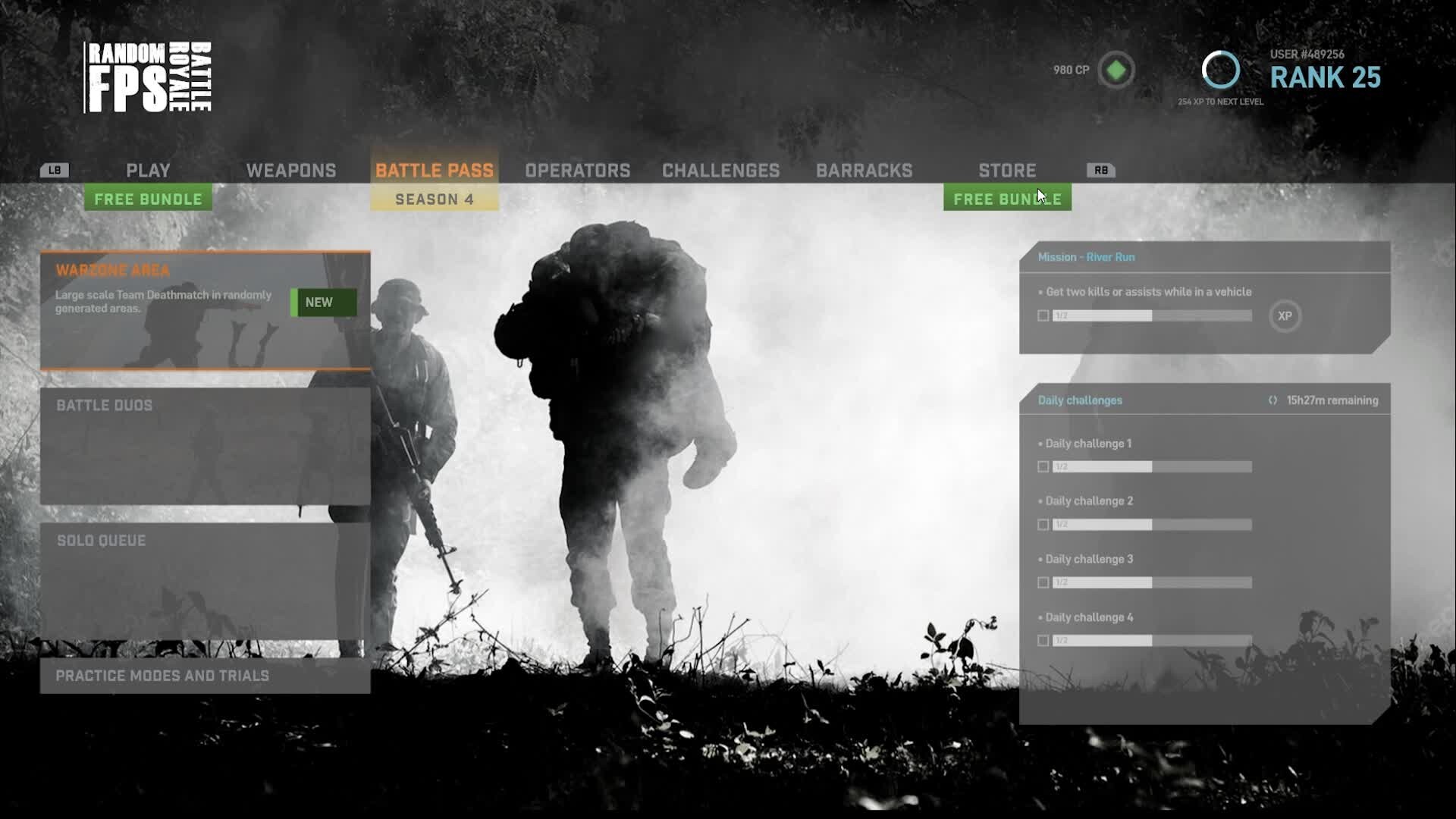 ArtStation - FPS Battle Royale Video Game UI