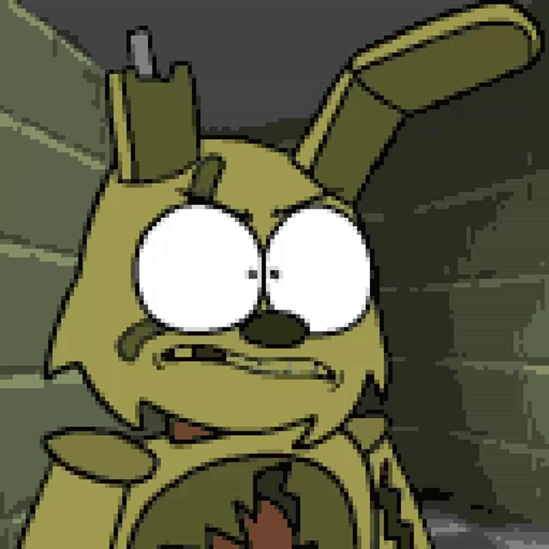 Create meme fnaf 3 springtrap art, fnaf anime springtrap, FEM