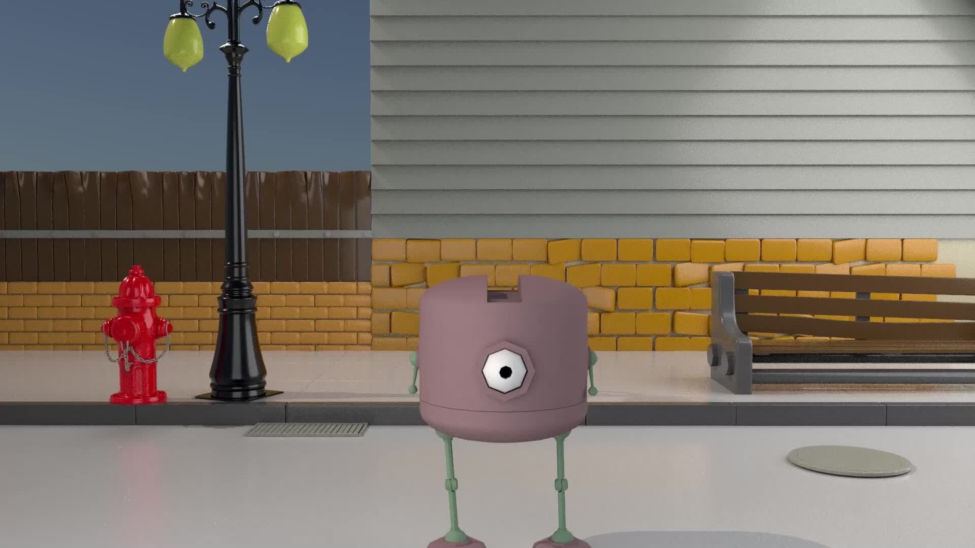 ArtStation - Robot Animation + rig