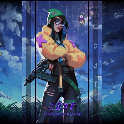 Steam Workshop::Neon (Valorant) Animated Wallpaper