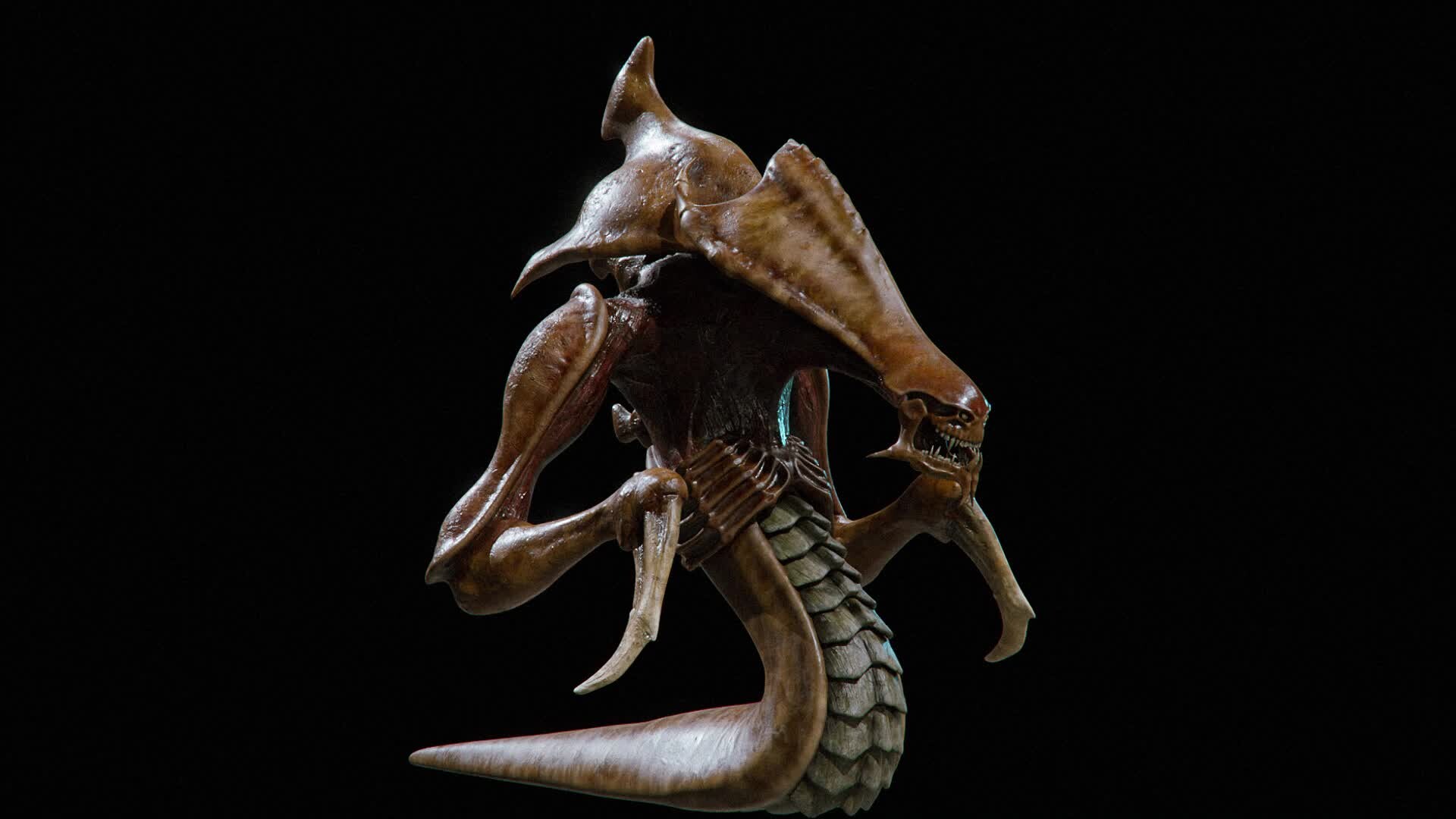 ArtStation - Cinematic Zerg Hydralisk model preview