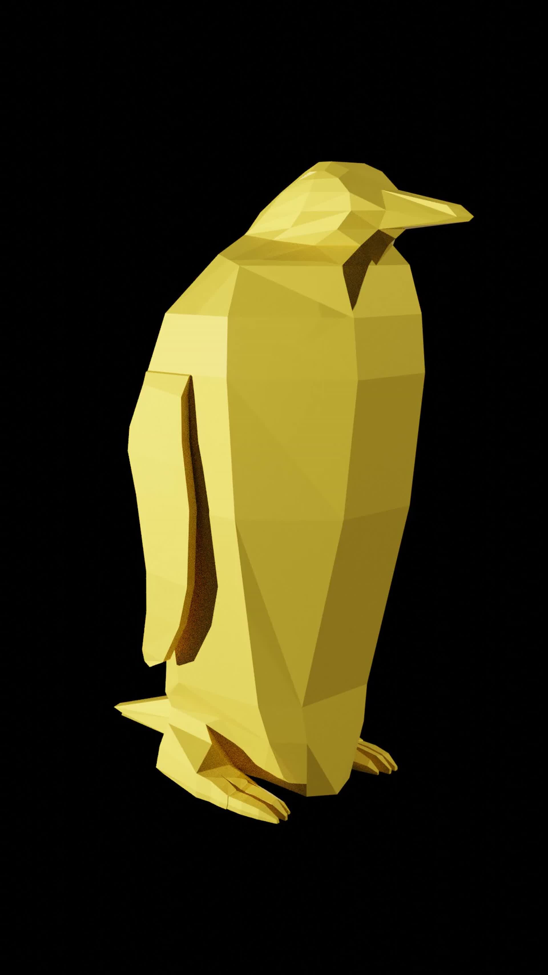 Artstation Low Poly Penguin