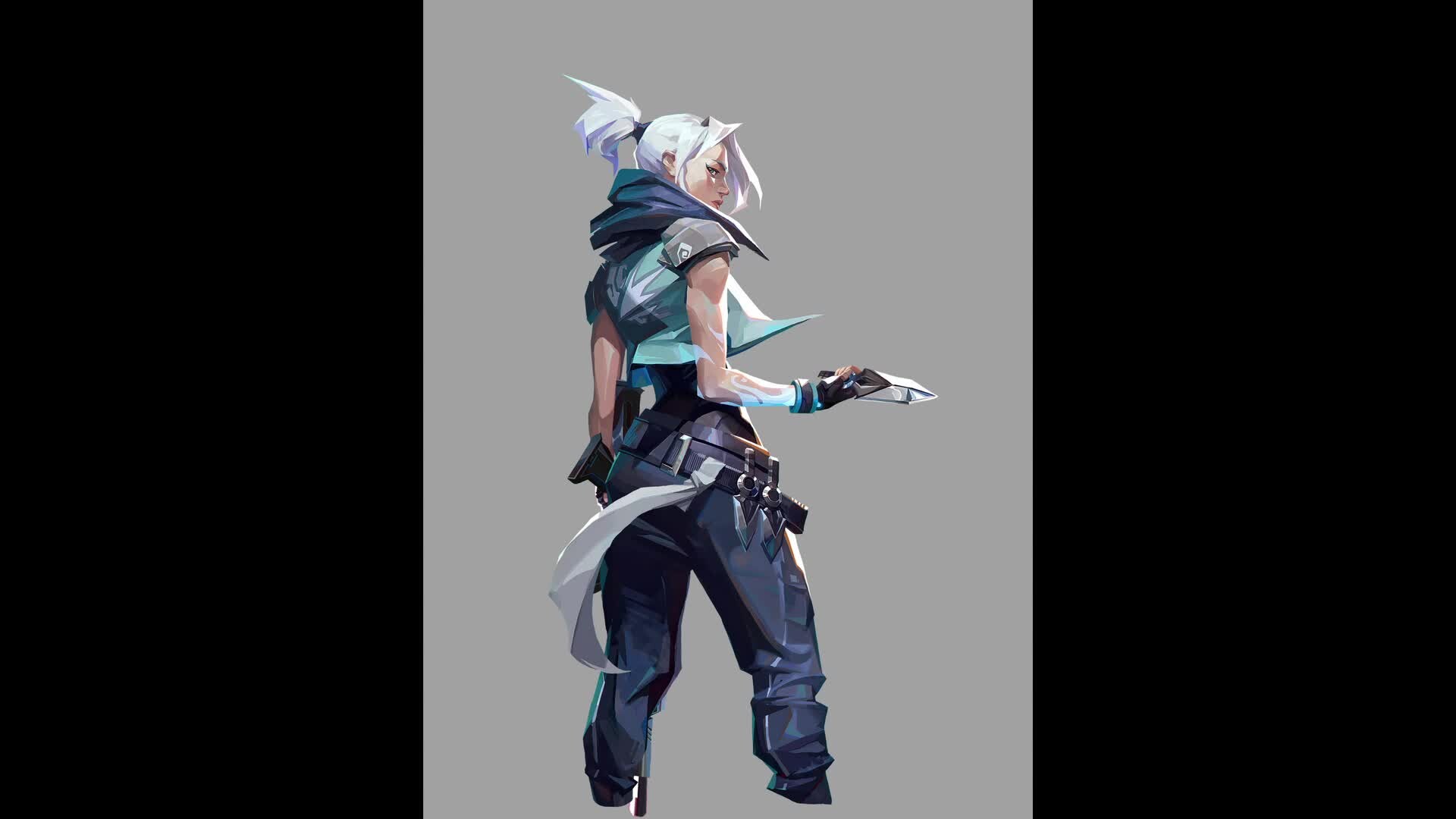 ArtStation - Spine 2D Valorant Jett Animation (fanart)