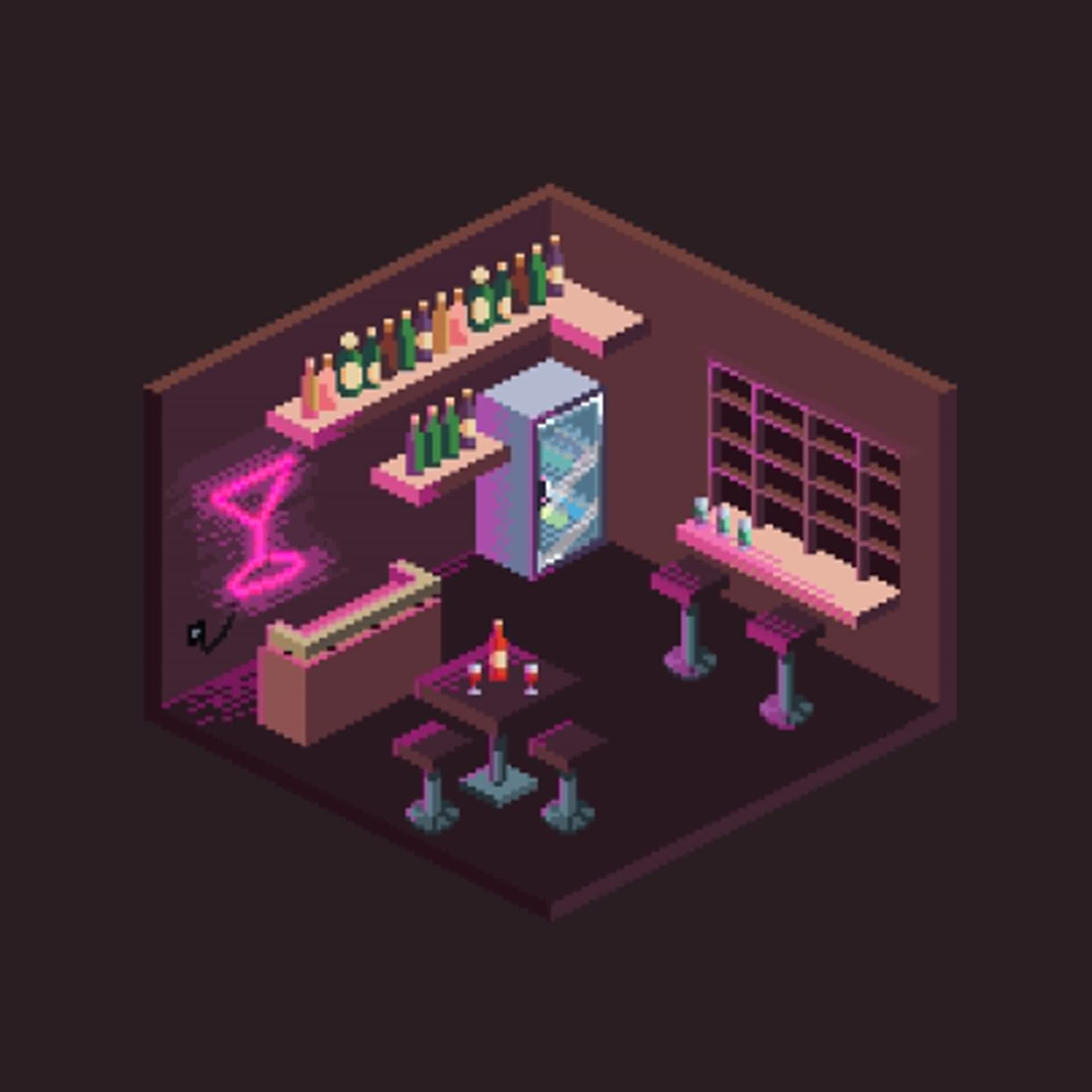 Artstation Pixel Art Isometric Room