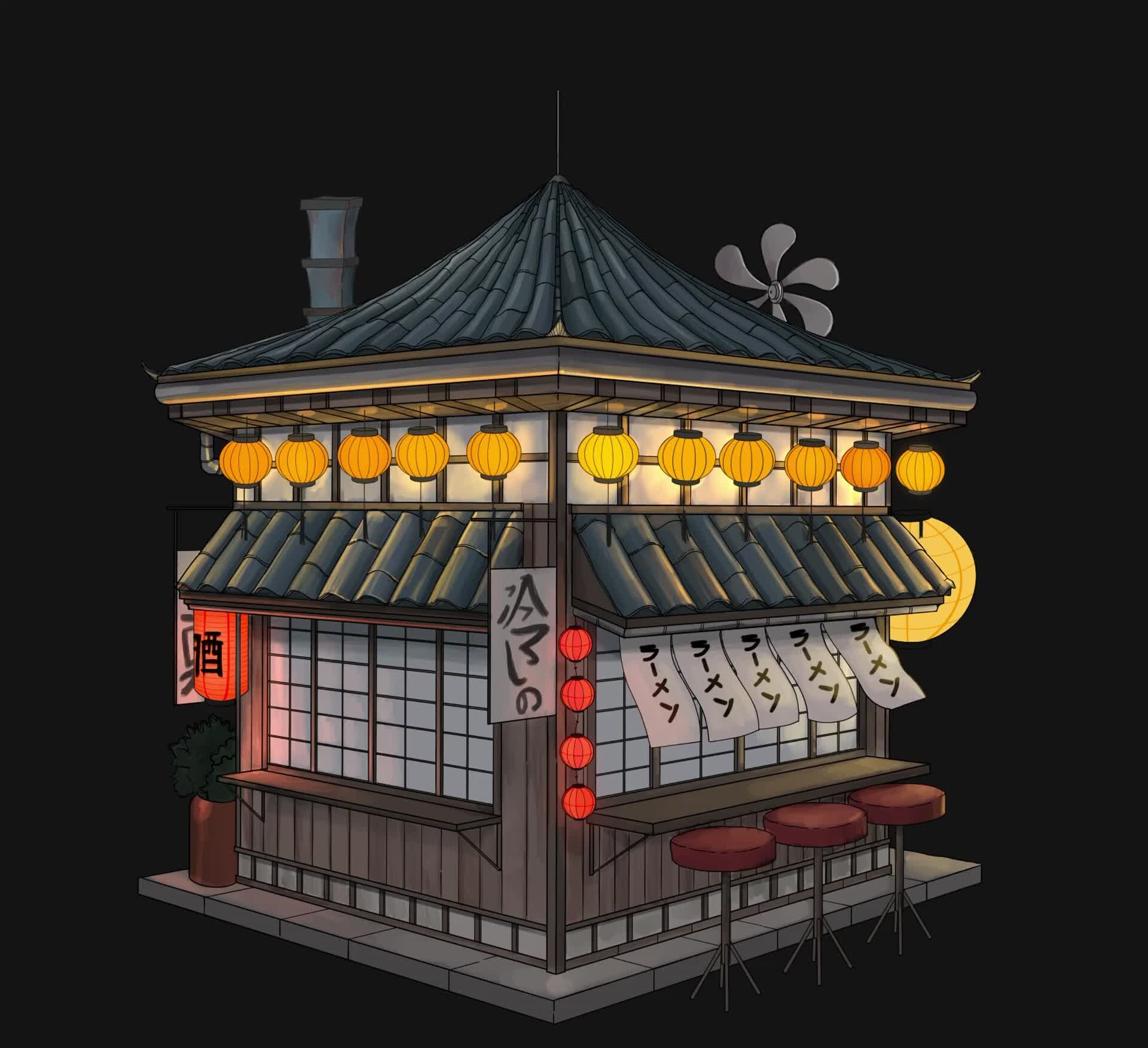 ArtStation The Noodle House