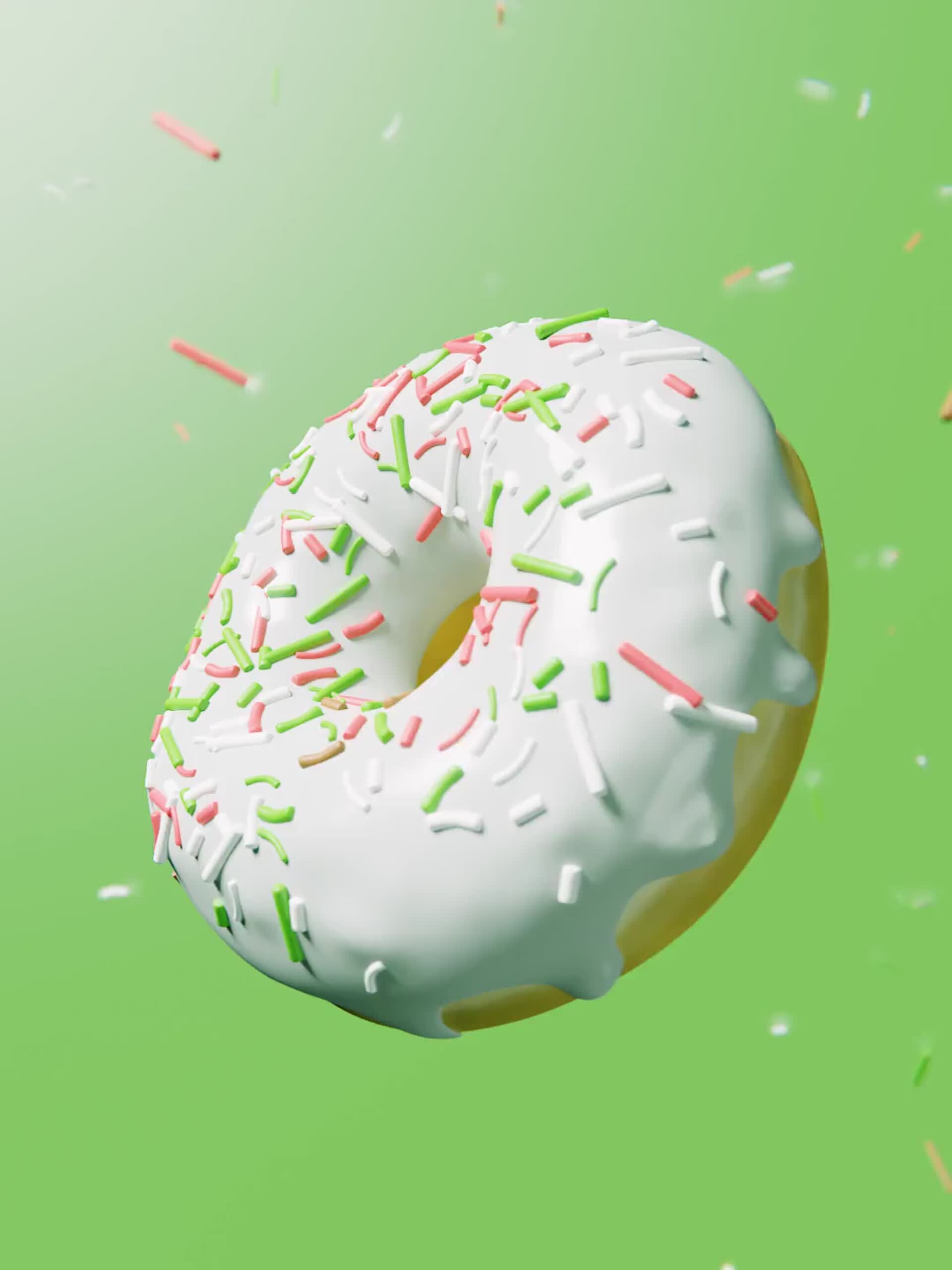 Artstation i made a donut following blender guru s donut tutorial