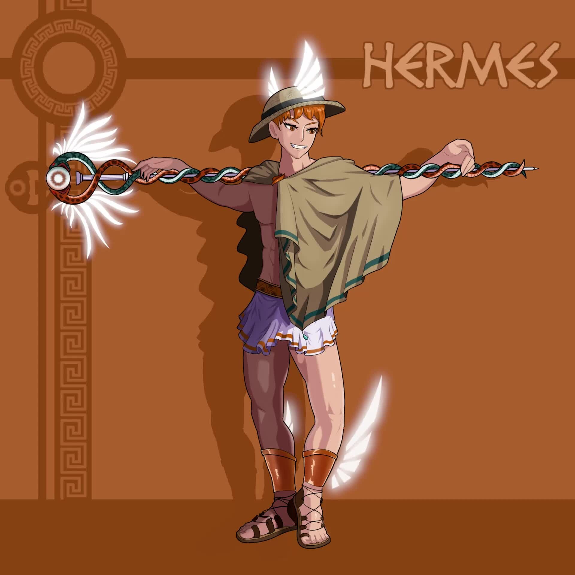 Anime Hermes, Greek Messenger God of travelers, messengers, and all users  of the roads. | Saint seiya, Anime, Saga