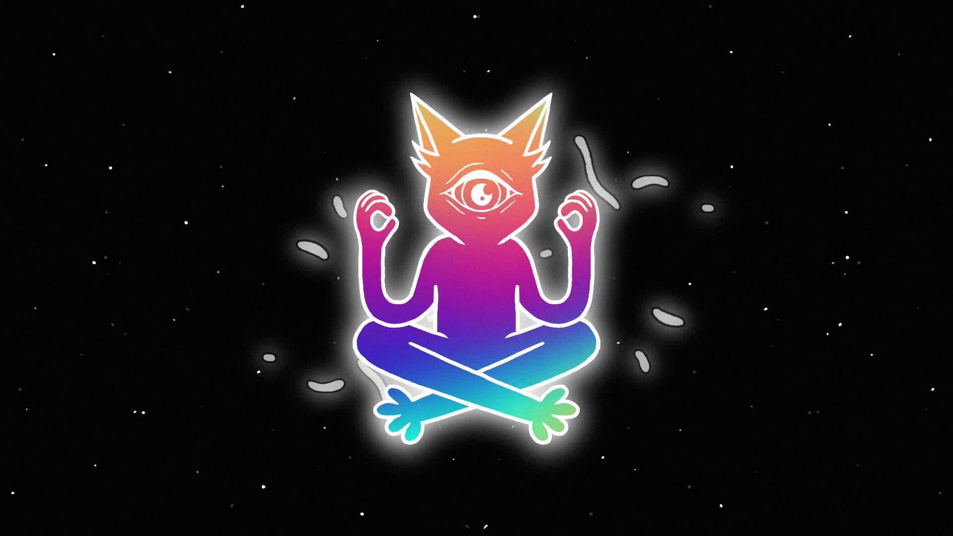 ArtStation - Cats meditating
