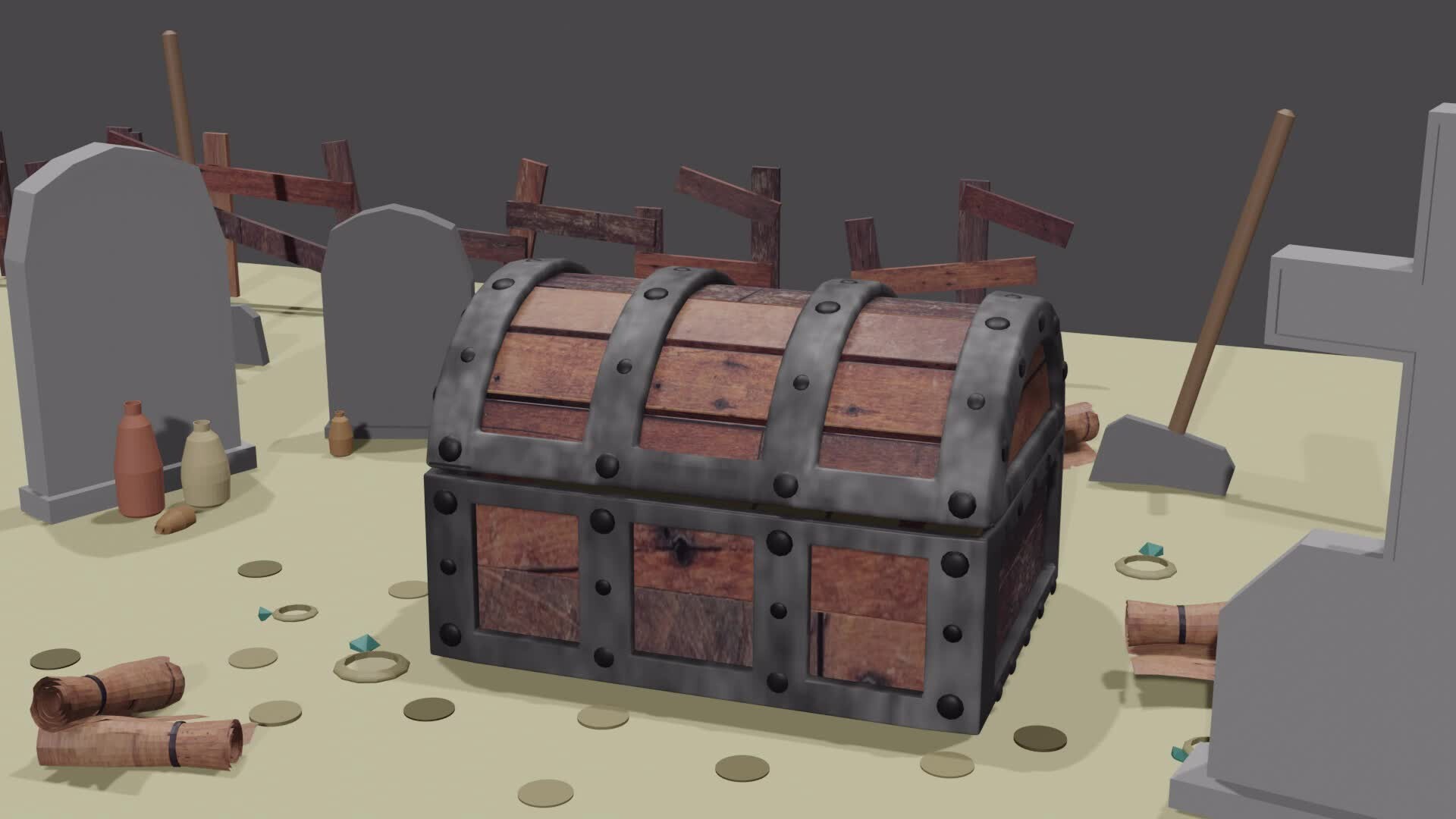 ArtStation Exploding Chest Animation