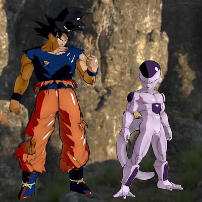 ArtStation - GOKU AND FRIEZA FANART