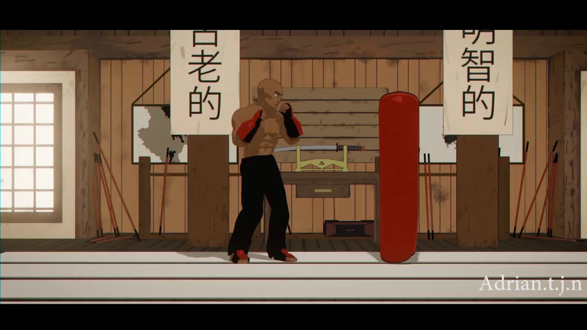 ArtStation Kickboxing practice