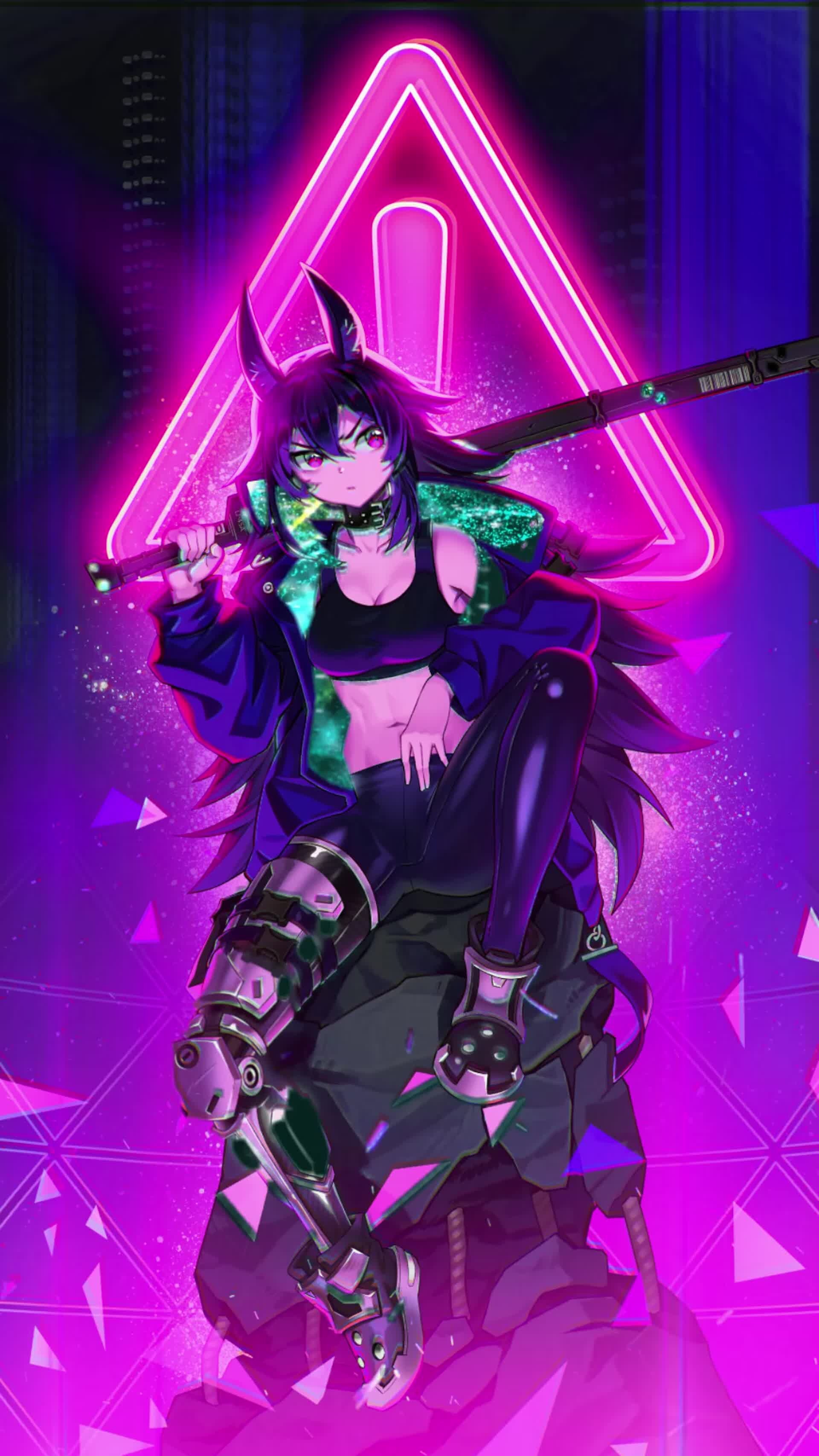 Cyberpunk Anime Villains Digital Demon - Wallpaper - Image Chest - Free  Image Hosting And Sharing Made Easy