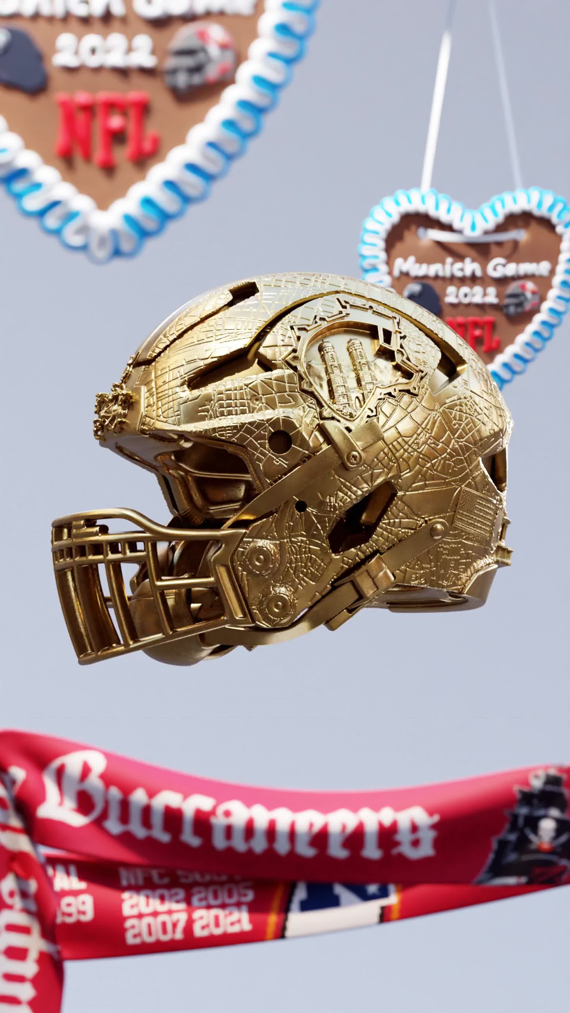 ArtStation NFL Munich Game Custom Football Helmets