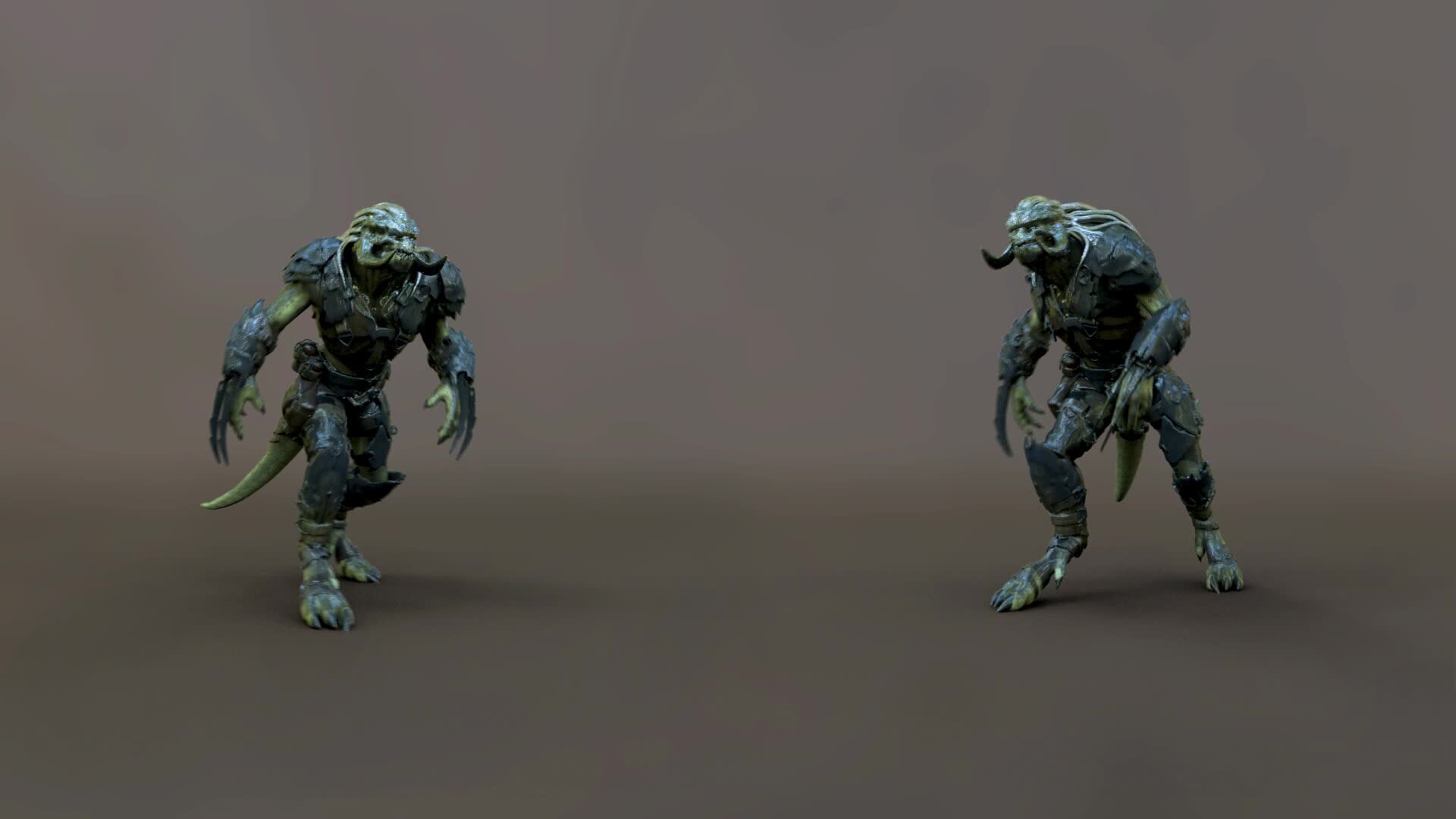 ArtStation - Creature - prowling walk