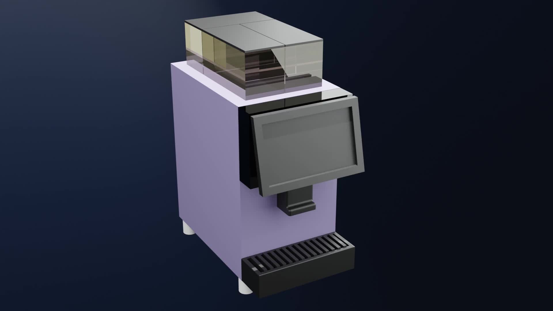 ArtStation - Coffee machine ui animation