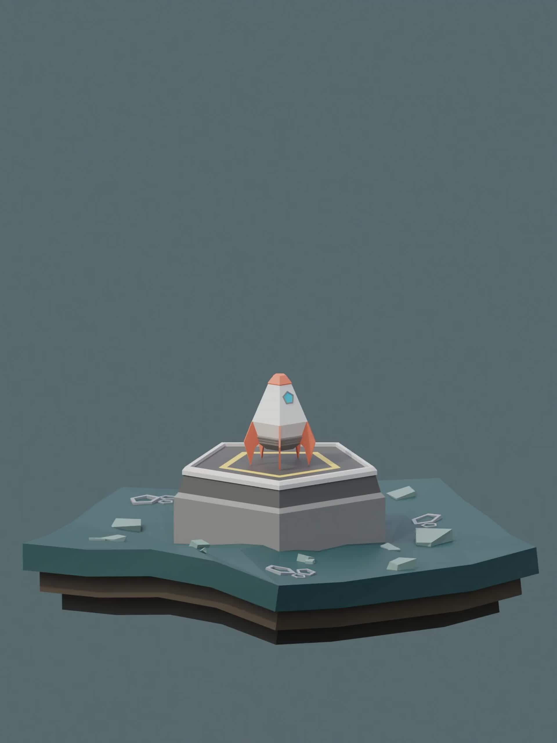 Build and Animate a Low Poly Rocket in Blender for Beginners - Blender  Market