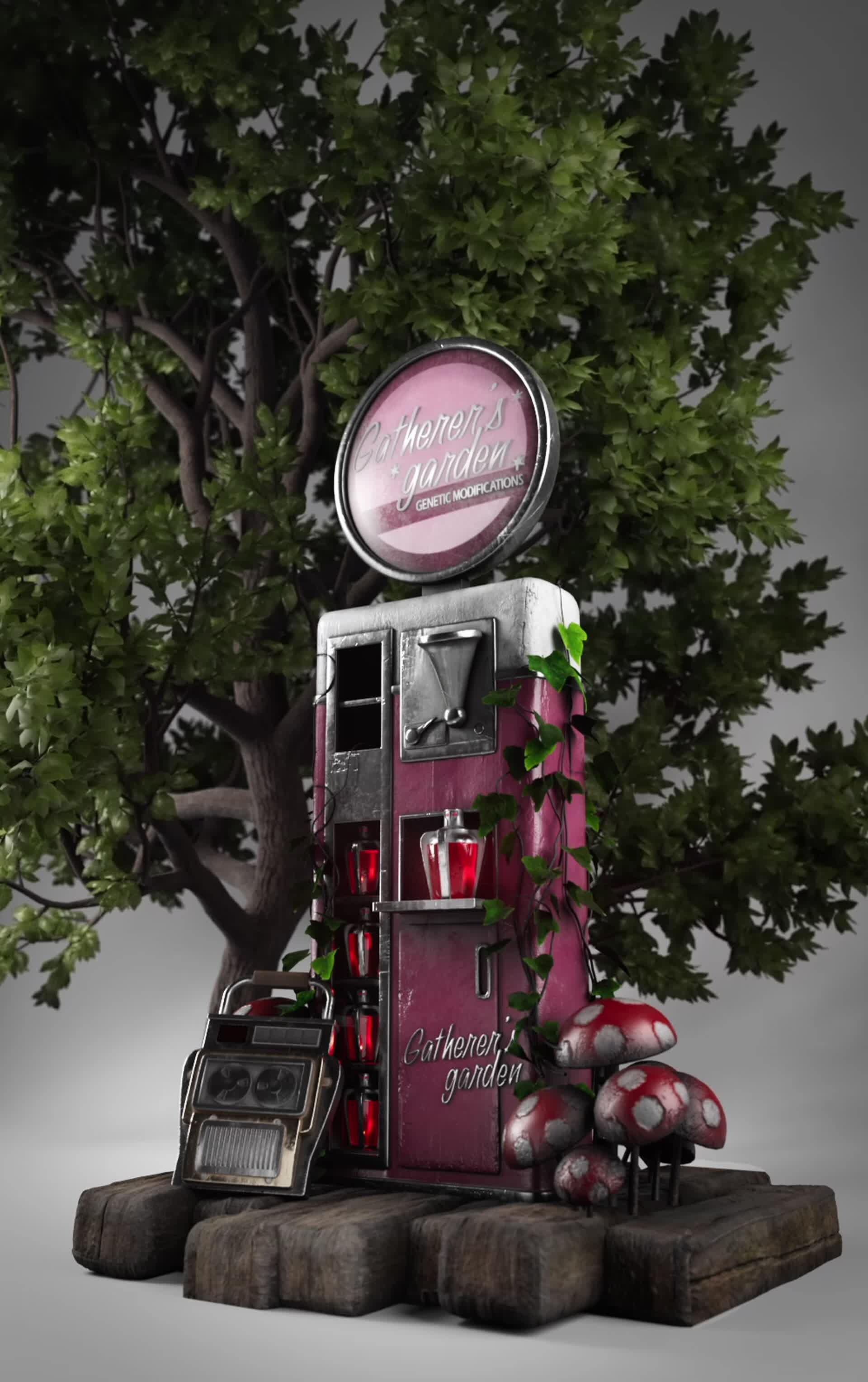 ArtStation Laura Suonperä Gatherer´s Garden