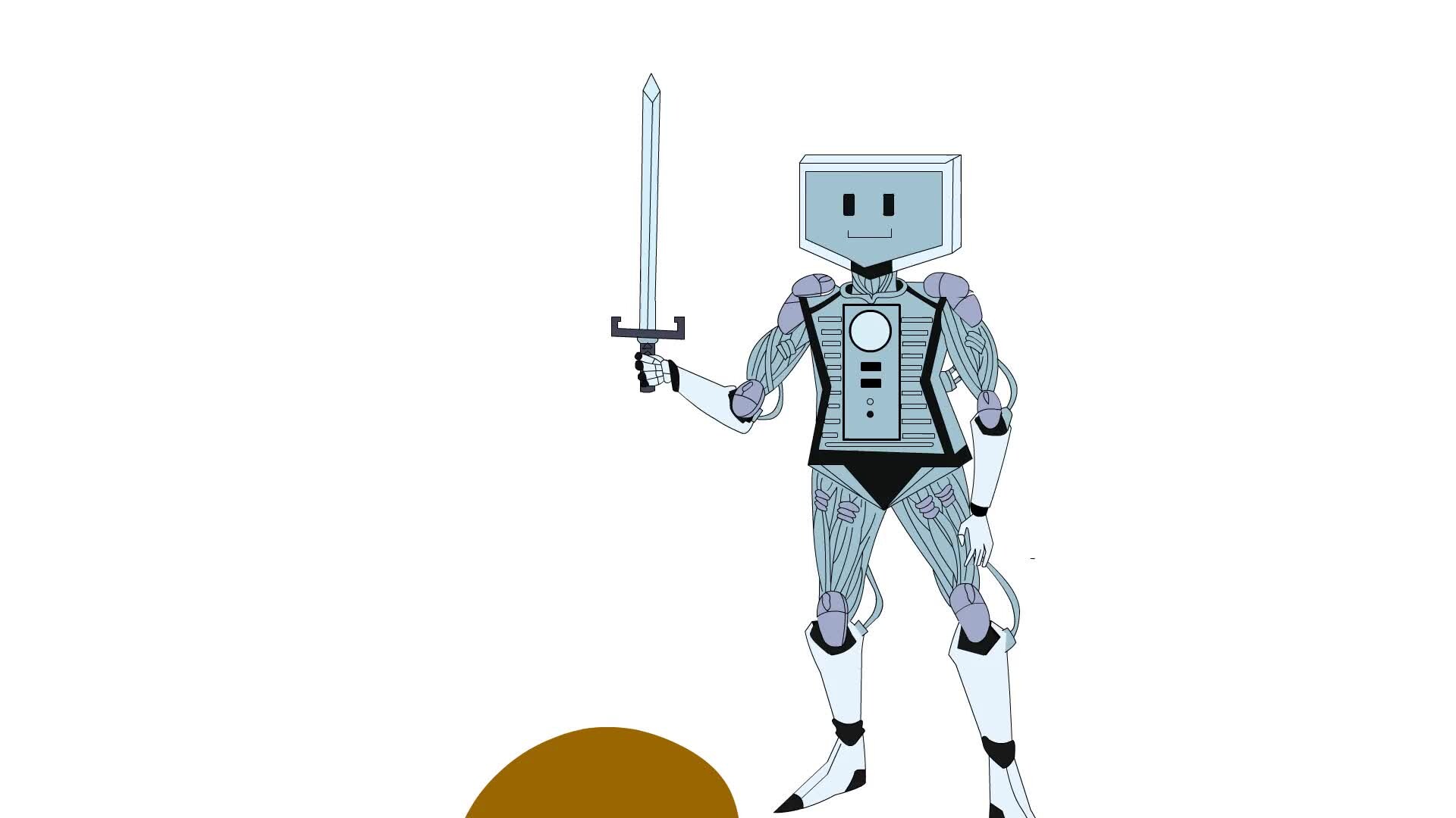 ArtStation - Robot character in 2D Animation
